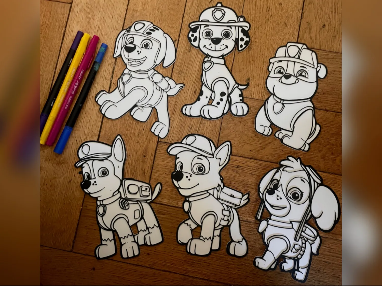 Personagens para Pintar — imagem 1